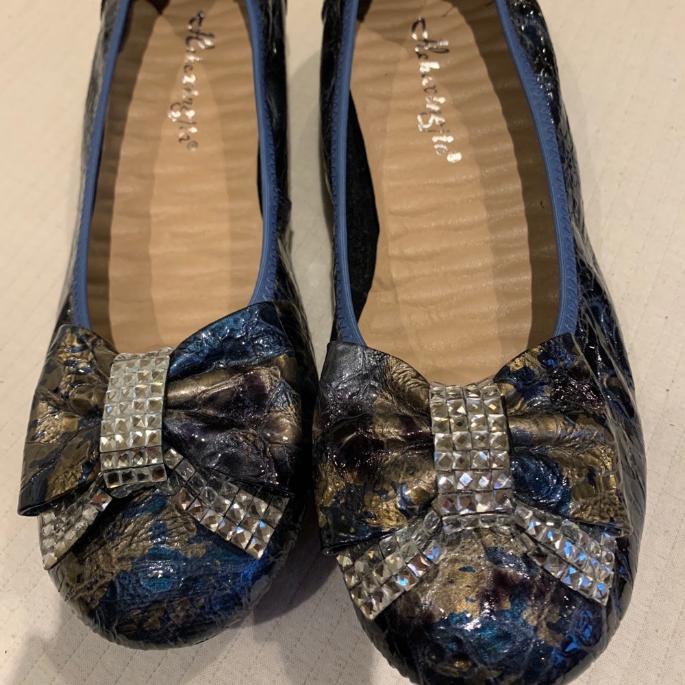 Blue shoes